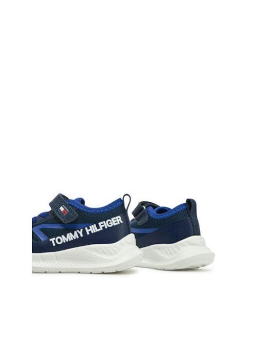 STRIPE SNEAKER BASSA LACCI/VELCRO TOMMY HILFIGER | 33868 1756/A601